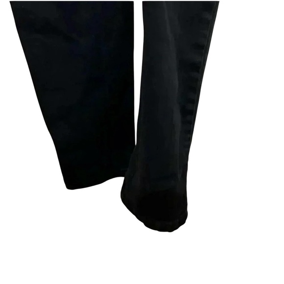 2/$30 American Bazi Size Small Bib Overalls Women Black Distressed Denim Jean - Picture 5 of 10